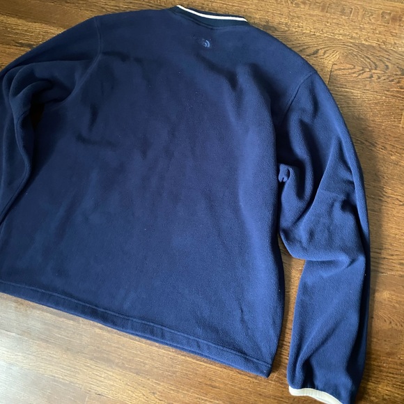 The North Face Men’s Navy Fleece Pullover Large - Picture 9 of 15